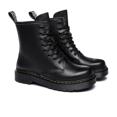 Tarramarra Women Leather Lace Up Platform Boots Simona