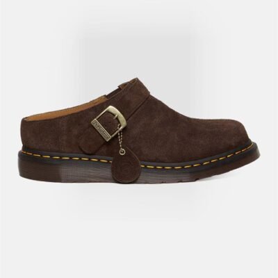 Dr Martens Isham Buckle Mule Dark Brown Desert Oasis Suede TheSneakerLounge Dr Martens Dr Martens Isham Buckle Mule Dark Brown Desert Oasis Suede
