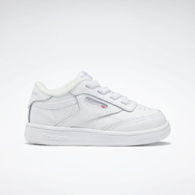 Reebok Club C Shoes – Toddler White TheSneakerLounge Reebok Reebok Club C Shoes - Toddler White