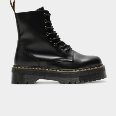 Dr Martens Unisex Jadon 8 Eyelet Lace Up Platform Boots TheSneakerLounge Dr Martens Dr Martens Unisex Jadon 8 Eyelet Lace Up Platform Boots