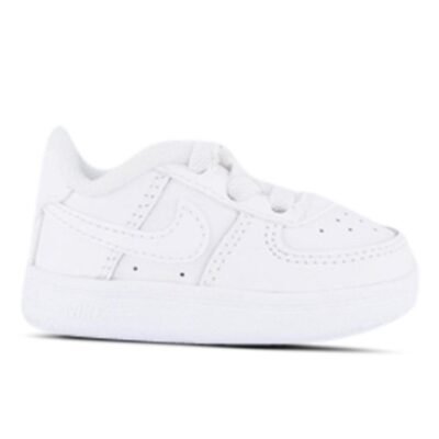 Nike Air Force 1 Kids White/White-White Unisex Size 3 TheSneakerLounge Kids Nike Air Force 1 Kids White/White-White Unisex Size 3