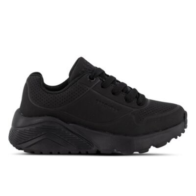 Skechers Uno Lite – Delodox Kids Black/Black Unisex Size 3 TheSneakerLounge Kids Skechers Uno Lite - Delodox Kids Black/Black Unisex Size 3