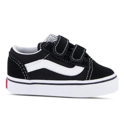 Vans Old Skool V Kids Black Unisex Size 6 TheSneakerLounge Kids Vans Old Skool V Kids Black Unisex Size 6