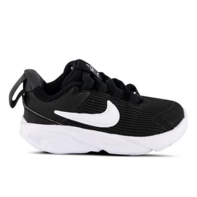 Nike Star Runner 4 Kids Black/White-Anthracite Unisex Size 8 TheSneakerLounge Kids Nike Star Runner 4 Kids Black/White-Anthracite Unisex Size 8