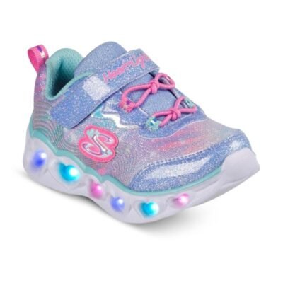 Skechers Heart Lights – Bright Spirit Kids Silver Multi Unisex Size 7 TheSneakerLounge Kids Skechers Heart Lights - Bright Spirit Kids Silver Multi Unisex Size 7