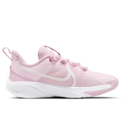 Nike Star Runner 4 Kids Pink Foam /Summit White-White Unisex Size 2 TheSneakerLounge Kids Nike Star Runner 4 Kids Pink Foam /Summit White-White Unisex Size 2