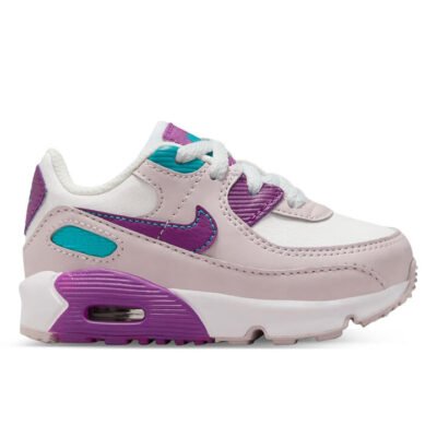 Nike Air Max 90 Kids Summit White/Viotech-Platinum Violet Unisex Size 6 TheSneakerLounge Kids Nike Air Max 90 Kids Summit White/Viotech-Platinum Violet Unisex Size 6