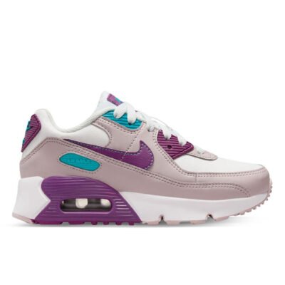 Nike Air Max 90 Kids Summit White/Viotech-Platinum Violet Unisex Size 11 TheSneakerLounge Kids Nike Air Max 90 Kids Summit White/Viotech-Platinum Violet Unisex Size 11