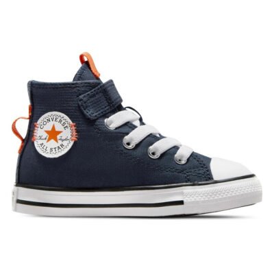 Converse Chuck Taylor All Star Easy On Kids Navy/Pale Magma/White Unisex Size 4