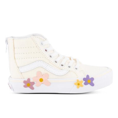 Vans Sk8-Hi Zip Kids Egret Unisex Size 11