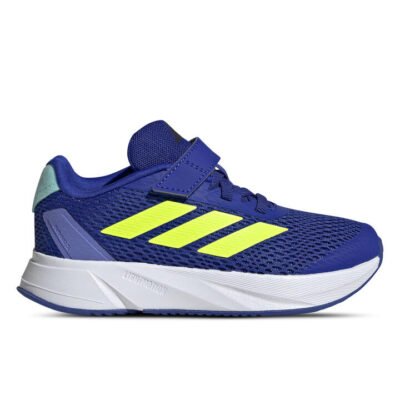 Adidas Performance Duramo Kids Lucid Blue/Lucid Lemon/Flash Aqua Unisex Size 5 TheSneakerLounge Kids Adidas Performance Duramo Kids Lucid Blue/Lucid Lemon/Flash Aqua Unisex Size 5