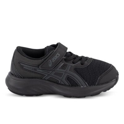 Asics Contend  9 Kids Black/Graphite Grey Unisex Size 11