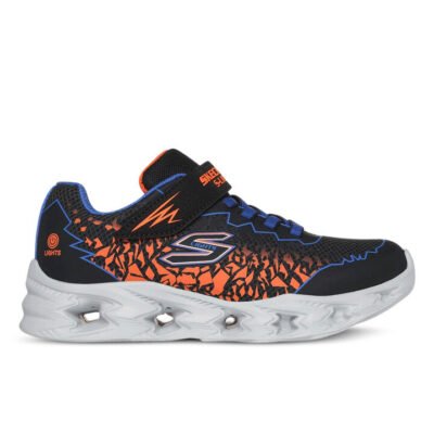 Skechers Vortex 2.0 - Zorento Kids Black/Blue/Orange Unisex Size 1