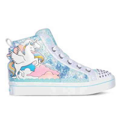 Skechers Twi-Lites 2.0 – Enchanted Unicorn Kids Blue/Multi Unisex Size 12 TheSneakerLounge Kids Skechers Twi-Lites 2.0 - Enchanted Unicorn Kids Blue/Multi Unisex Size 12