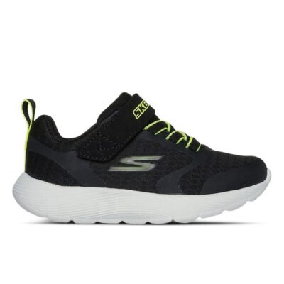 Skechers Dyna Lite – Goltran Kids Black Lime Unisex Size 8 TheSneakerLounge Kids Skechers Dyna Lite - Goltran Kids Black Lime Unisex Size 8