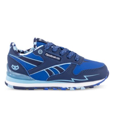 Reebok Classic Leather Step N Flash Kids Blueblast/Denimglow/Ftwrwhite Unisex Size 13