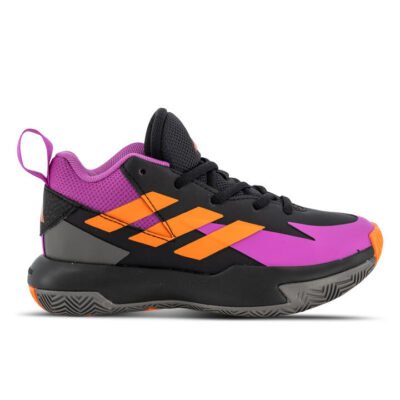 Adidas Performance Cross Em Up Select Kids Core Black/Purple Burst/Impact Orange Unisex Size 3 TheSneakerLounge Kids Adidas Performance Cross Em Up Select Kids Core Black/Purple Burst/Impact Orange Unisex Size 3