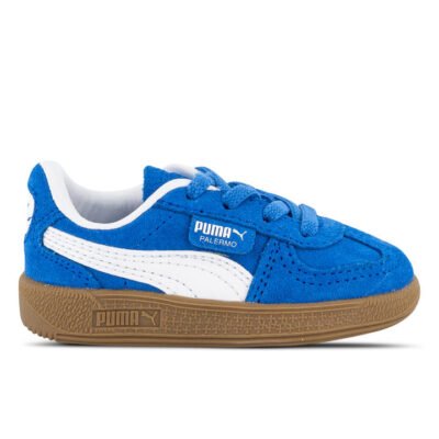Puma Palermo Kids Hyperlink Blue-Puma White Unisex Size 6