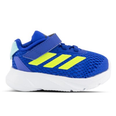 Adidas Performance Duramo Kids Lucid Blue/Lucid Lemon/Flash Aqua Unisex Size 4 TheSneakerLounge Kids Adidas Performance Duramo Kids Lucid Blue/Lucid Lemon/Flash Aqua Unisex Size 4