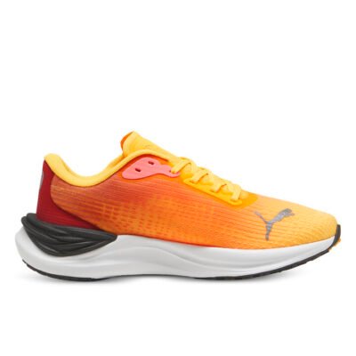 Puma Electrify Nitro 3 Fade Kids Sun Stream-Sunset Glow-Puma White? Unisex Size 5