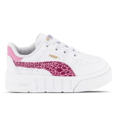 Puma Cali Court Animal Kids Puma White-Magenta Gleam Unisex Size 5
