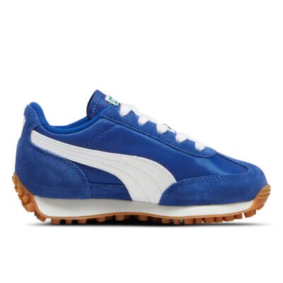 Puma Easy Rider Vintage Kids Clyde Royal-Puma White Unisex Size 13