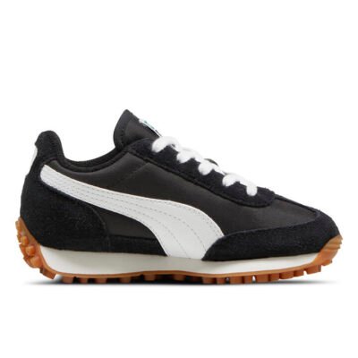 Puma Easy Rider Vintage Kids Puma Black-Puma White Unisex Size 13