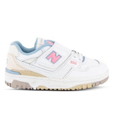 New Balance 550 Kids White (100) Unisex Size 3