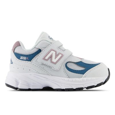 New Balance 2002 Hook & Loop Kids Quartz Grey (055) Unisex Size 6