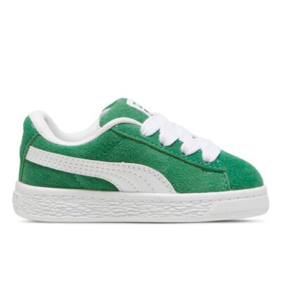 Puma Suede Xl Kids Archive Green-Puma White Unisex Size 5