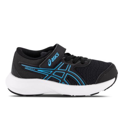 Asics Contend 9 Kids Black/Digital Aqua Unisex Size 1