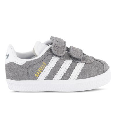 Adidas Originals Gazelle Kids Grey/White Unisex Size 6