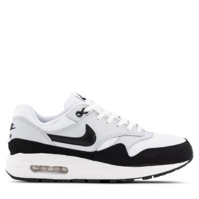 Nike Air Max 1 Kids White/Black/Pure Platinum Unisex Size 4Y TheSneakerLounge Kids Nike Air Max 1 Kids White/Black/Pure Platinum Unisex Size 4Y
