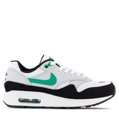 Nike Air Max 1 Kids White/Stadium Green/Pure Platinum/Black Unisex Size 6Y TheSneakerLounge Kids Nike Air Max 1 Kids White/Stadium Green/Pure Platinum/Black Unisex Size 6Y