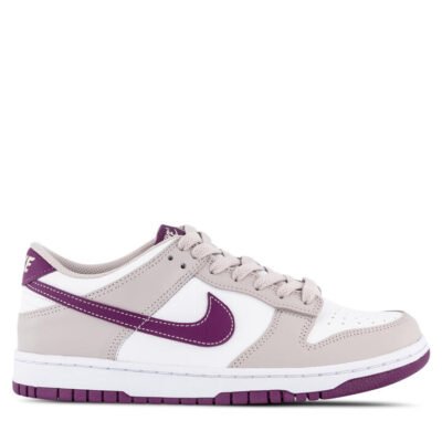 Nike Dunk Low Kids White/Viotech/Platinum Violet Unisex Size 5Y TheSneakerLounge Kids Nike Dunk Low Kids White/Viotech/Platinum Violet Unisex Size 5Y