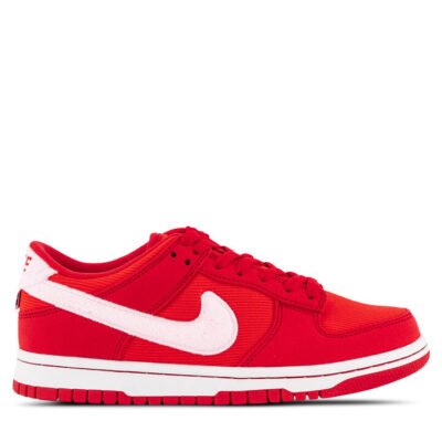 Nike Dunk Low “Valentine’s Day” Kids Fire Red/Pink Foam/Light Crimson/White Unisex Size 5 TheSneakerLounge Kids Nike Dunk Low "Valentine's Day" Kids Fire Red/Pink Foam/Light Crimson/White Unisex Size 5