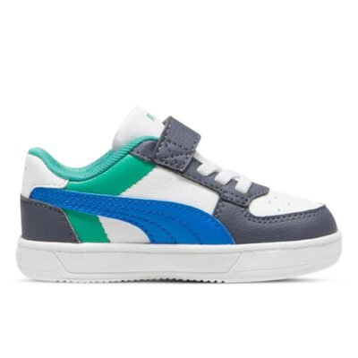 Puma Caven 2.0 Kids Puma White-Hyperlink Blue-Galactic Gray Unisex Size 4