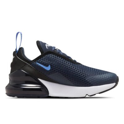 Nike Air Max 270 Kids Thunder Blue/Royal Pulse-Black-White Unisex Size 12 TheSneakerLounge Kids Nike Air Max 270 Kids Thunder Blue/Royal Pulse-Black-White Unisex Size 12
