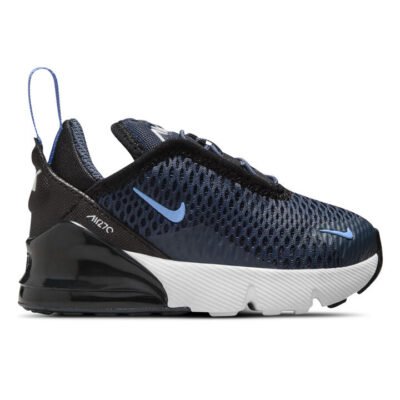 Nike Air Max 270 Kids Thunder Blue/Royal Pulse-Black-White Unisex Size 9 TheSneakerLounge Kids Nike Air Max 270 Kids Thunder Blue/Royal Pulse-Black-White Unisex Size 9