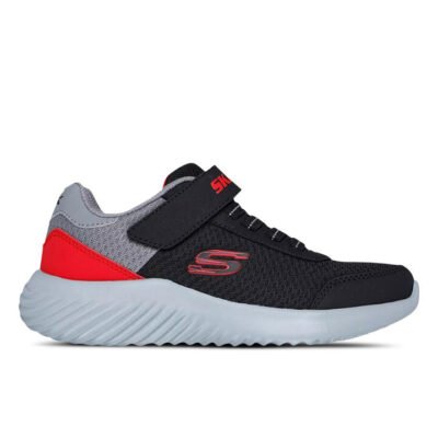 Skechers Bounder – Trekzic Kids Black/Red Unisex Size 11 TheSneakerLounge Kids Skechers Bounder - Trekzic Kids Black/Red Unisex Size 11