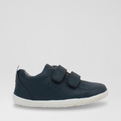 Su Grass Court Infant Navy Leather Sneakers