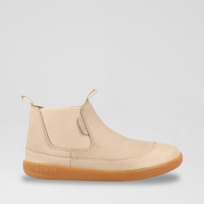 Kp Traveler Junior Oat Milk Leather Chelsea Boots