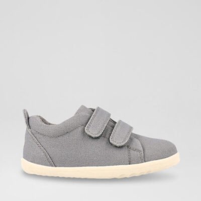 Su Grass Court Infant Circular Gray Canvas Sneakers