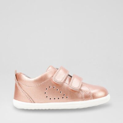 Su Grass Court Infant Rose Gold Leather Sneakers