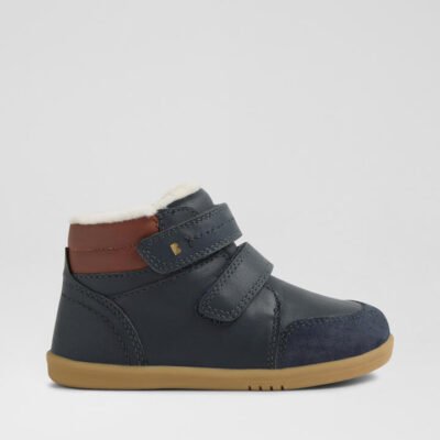 Iw Timber Arctic Toddler Navy Leather Ankle Boots