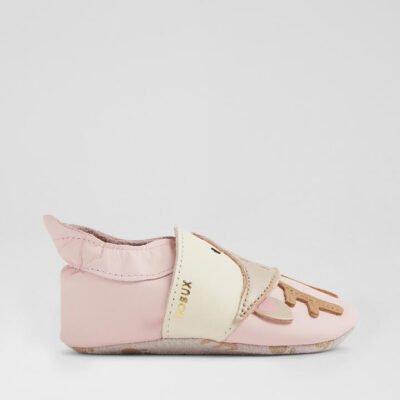 Ss Fawna Infant Rosewater Vanilla Leather Flat Shoes TheSneakerLounge Kids Ss Fawna Infant Rosewater Vanilla Leather Flat Shoes