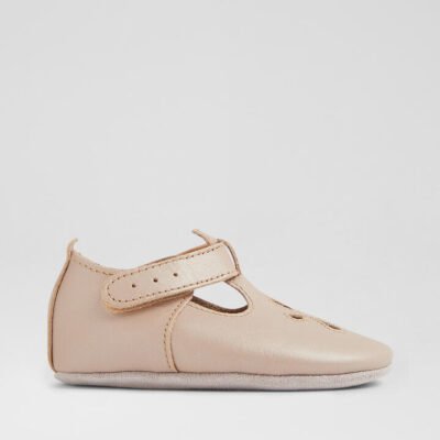 Ss Daisy Infant Gold Leather Flat Shoes