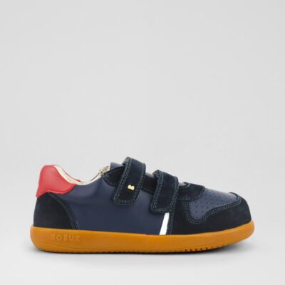 Kp Riley Junior Navy Red Leather Sneakers