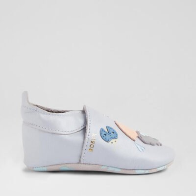 Ss Songbird Infant Mauve Leather Flat Shoes