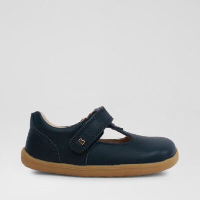 Su Louise Infant Navy Leather Flat Shoes TheSneakerLounge Kids Su Louise Infant Navy Leather Flat Shoes